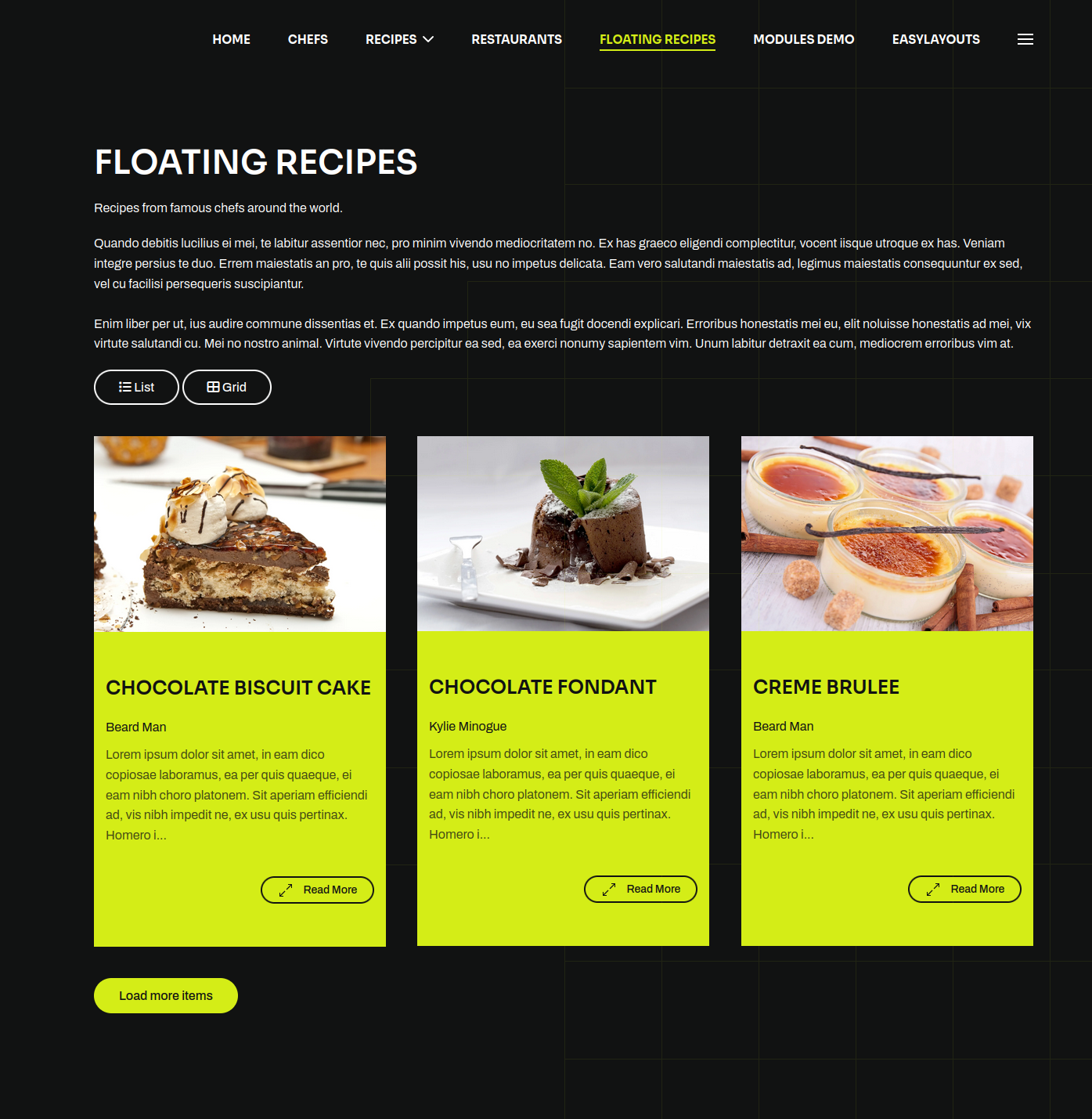 Constrained Template By Menu Item 2